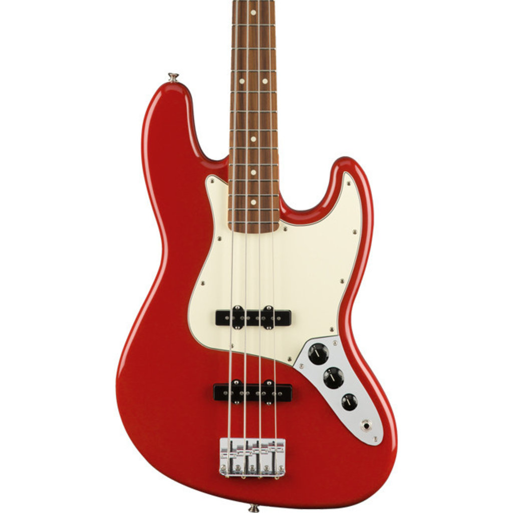 fender red bass