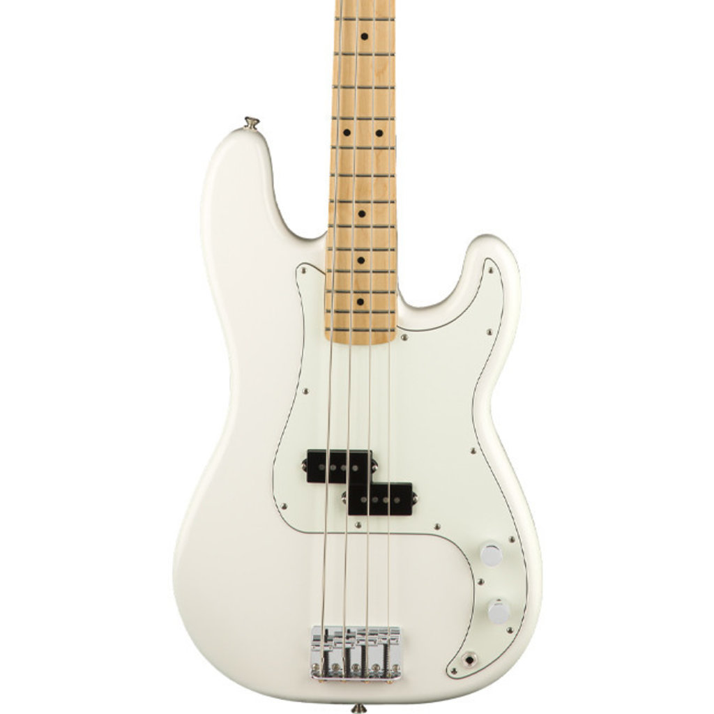 Fender Player Precision Bass MN - Polar White - KAOS Music Centre