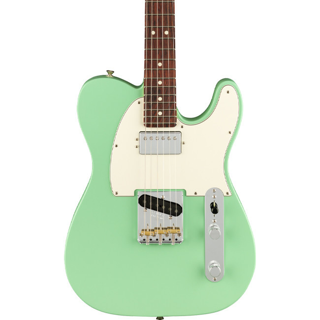 Fender American Performer Telecaster Hum RW - Satin Surf Green