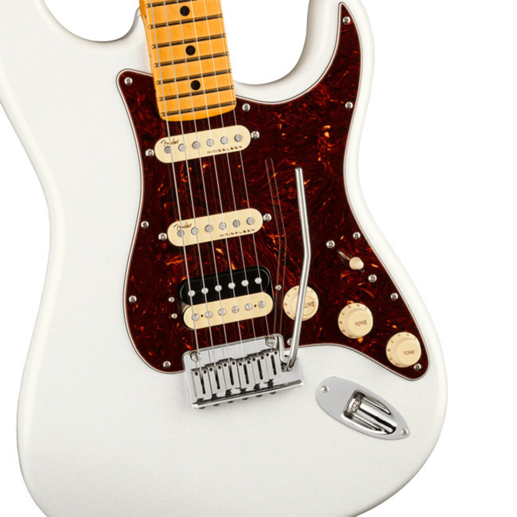 Fender Fender American Ultra Stratocaster HSS Maple Neck - Arctic Pearl