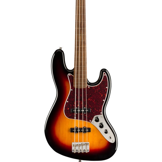 Fender Squier Classic Vibe 60's Jazz Bass - 3-Tone Sunburst Fretless