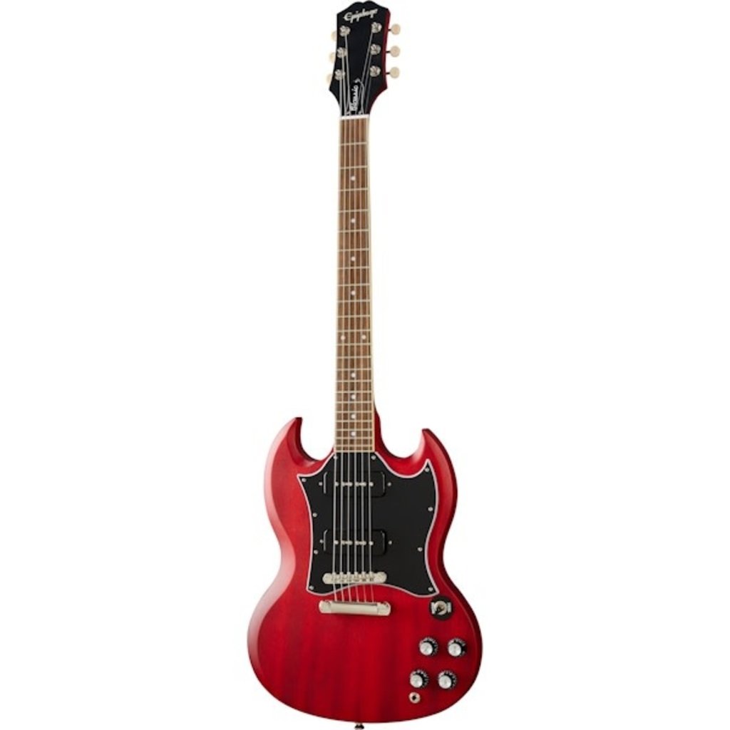 Epiphone SG Classic Worn P-90's - Worn Cherry Red - KAOS Music Centre