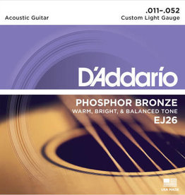 D'addario D'Addario EJ26 Acoustic Strings Phosphor Bronze Custom Light 11-52