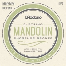 D'addario D'addario EJ75 Mandolin Strings Med/Heavy