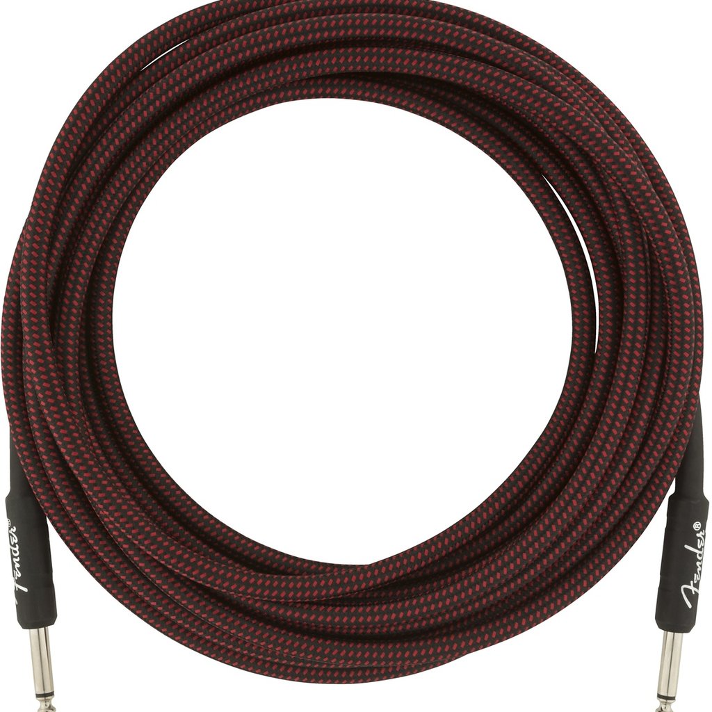 Fender Fender 10' Professional Series Instrument Cable Red Tweed