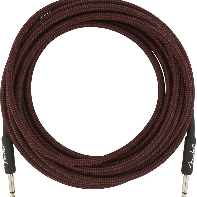 Fender Fender 10' Professional Series Instrument Cable Red Tweed