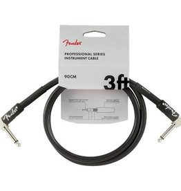 Fender Fender 3' Pro Instrument Cable Black Angle/Angle