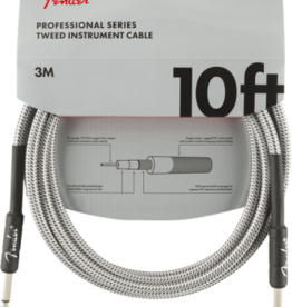 Fender Fender 10' Pro Instrument Cable White Tweed