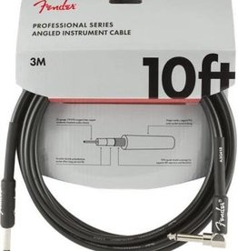 Fender Fender 10' Professional Series Instrument Cable Black Straight/Angle