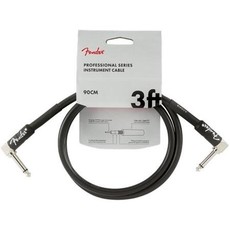 Fender Fender 3' Professional Series Instrument Cable Black Angle/Angle