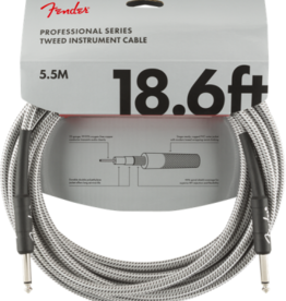 Fender Fender 18.6' Pro Instrument Cable White Tweed