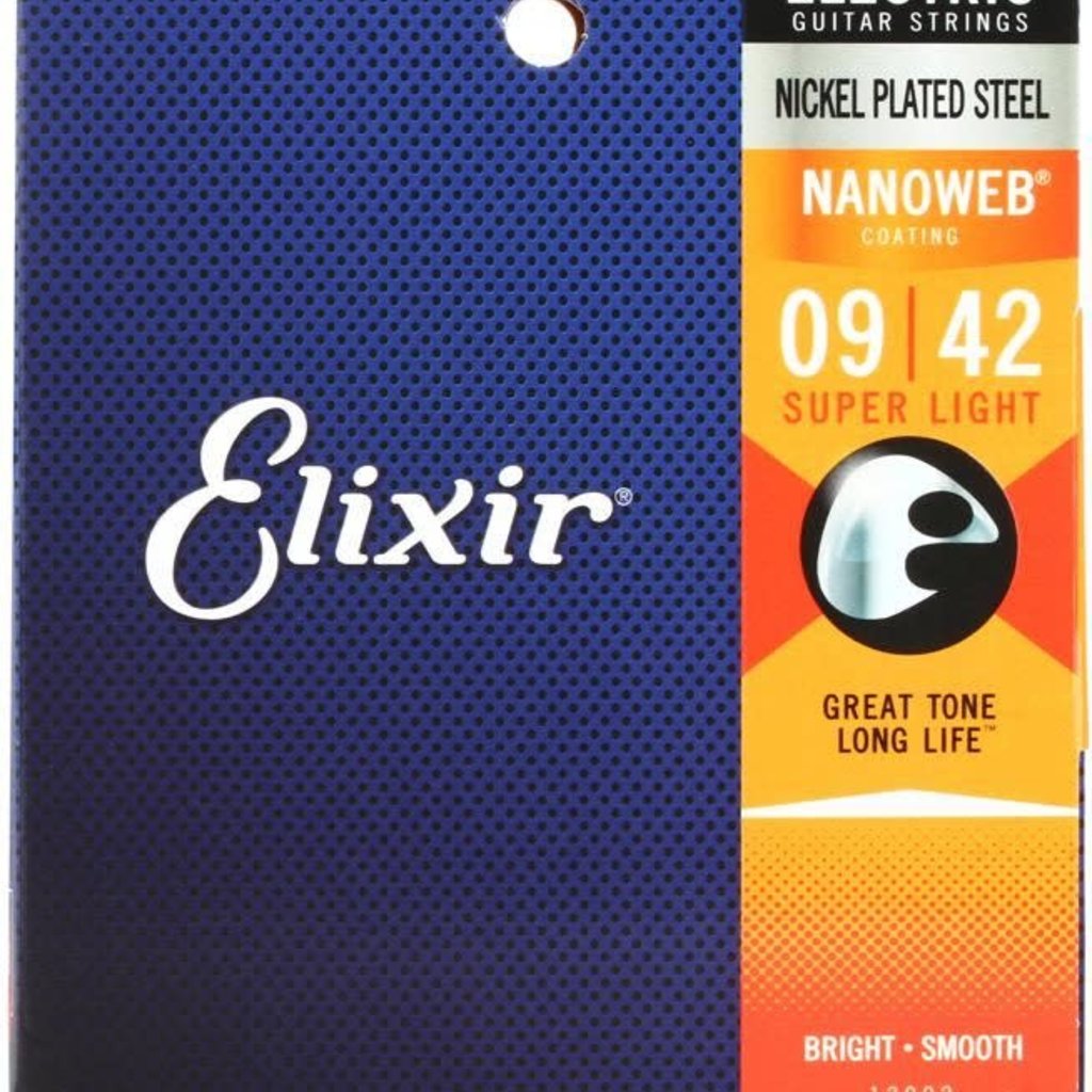 Elixir Elixir 12002 Electric Strings  Nano Super Light 9-42