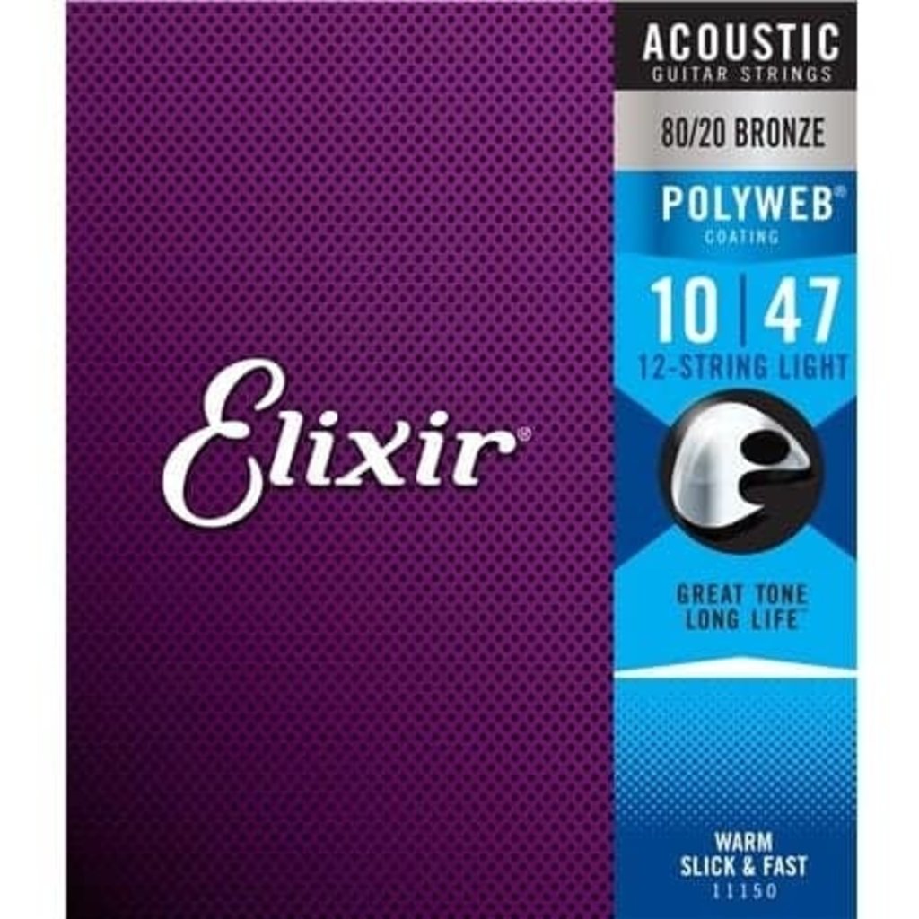 Elixir Elixir 11150 Acoustic Strings 12 String Bronze Poly 10-47