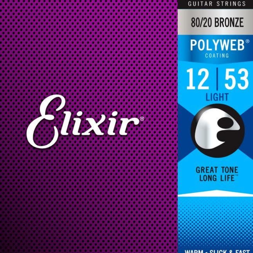 Elixir Elixir 11050 Acoustic Strings Bronze Poly Light 12-53