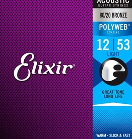 Elixir Elixir 11050 Acoustic Strings Bronze Poly Light 12-53