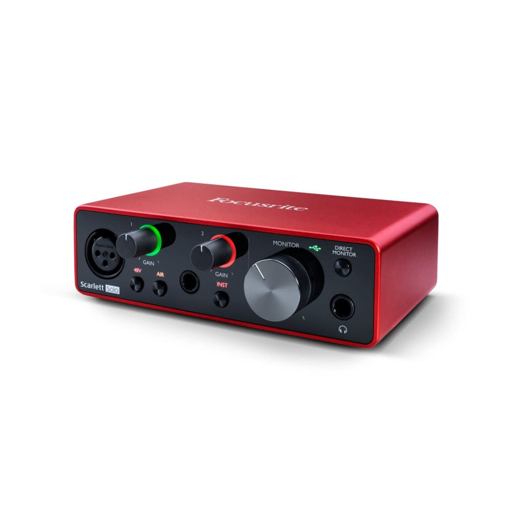 focusrite Focusrite Scarlett Solo 4th Gen USB-C Audio Interface