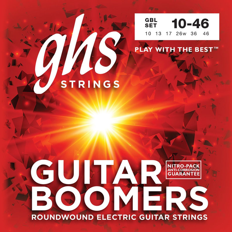 GHS Boomers GBL Electric Guitar Strings 10-46