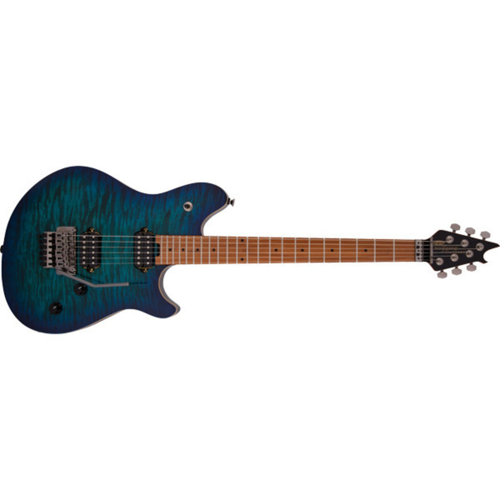 EVH EVH Wolfgang WG Standard Quilt Maple - Chlorine Blue