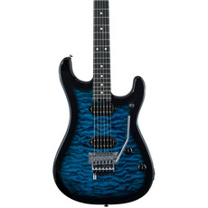 EVH EVH 5150 Series Deluxe Ebony - Transparent Blue Burst