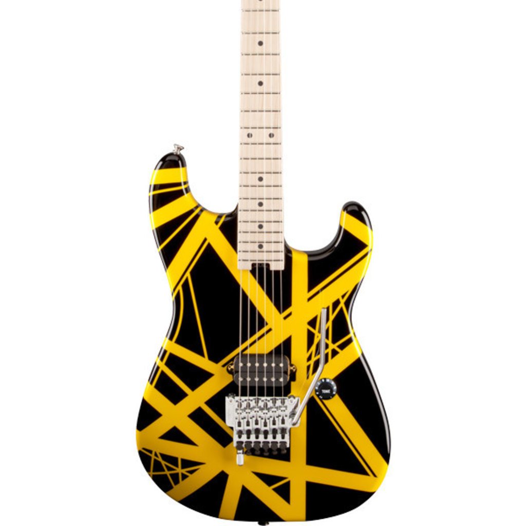 EVH EVH Striped Series - Black w/Yellow Stripes