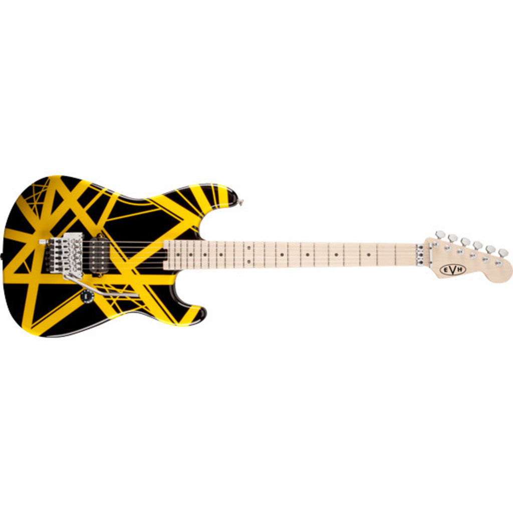 EVH EVH Striped Series - Black w/Yellow Stripes