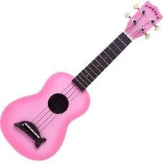 Kala Makala Soprano Dolphin Ukulele Pink Burst MK-SD-PKBURST