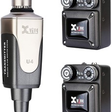 Xvive U4R2 Wireless In-Ear Monitoring System Set (1 Transmitters, 2 Receivers)