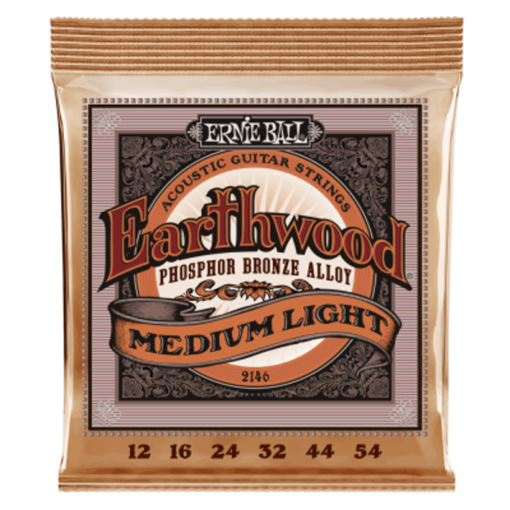 Ernie Ball Ernie Ball Earthwood Acoustic Strings Medium Light 2003EB