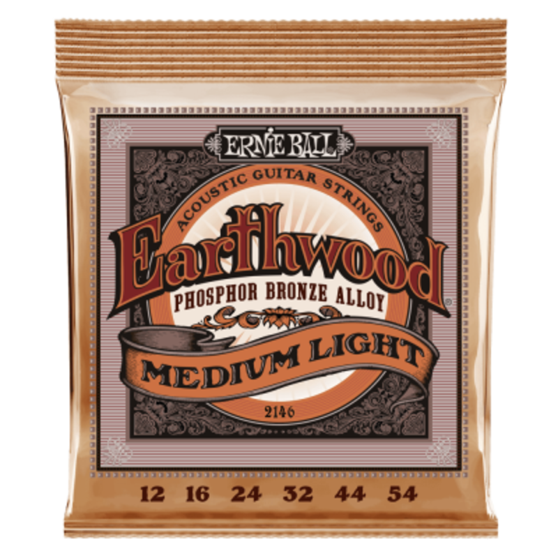 Ernie Ball Ernie Ball Earthwood Acoustic Strings Medium Light 2003EB