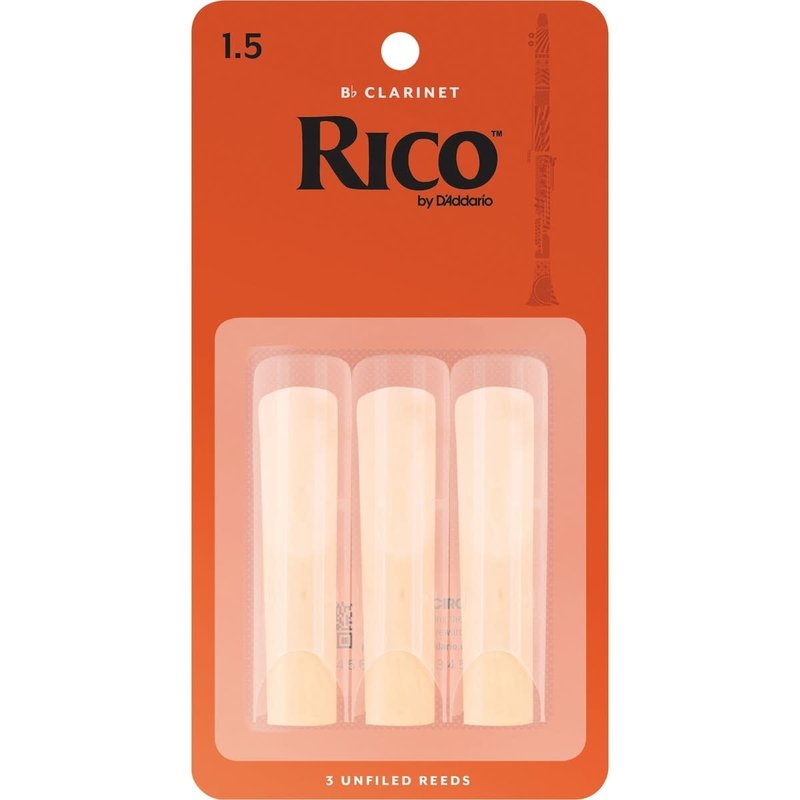 Rico Clarinet Reed 3 Pak - #1.5  RCA0315