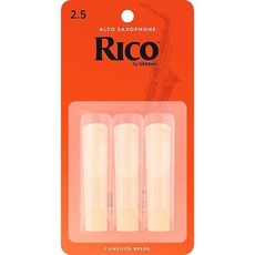 Rico Alto Sax Reed 3 Pak - #2.5   RJA0325