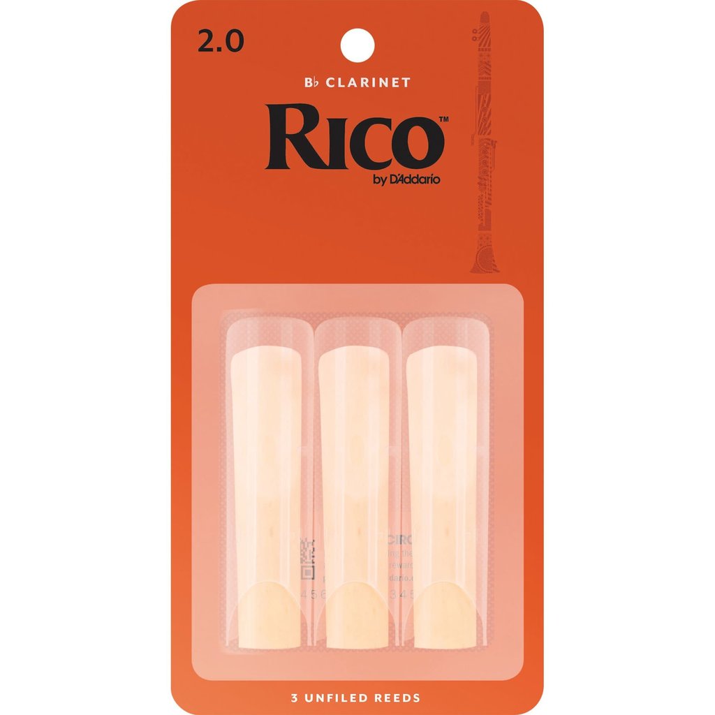 Rico Clarinet Reed 3 Pak - #2  RCA0320