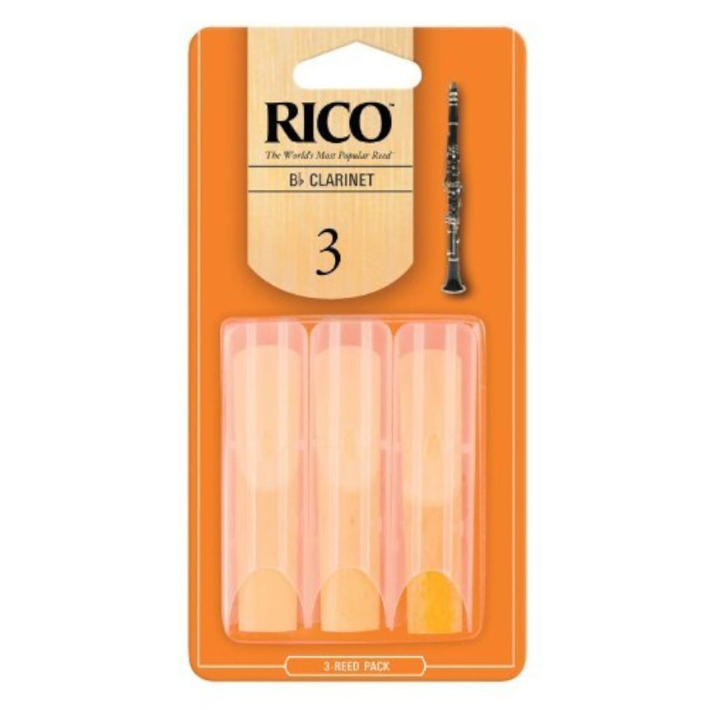 Rico Clarinet Reed 3 Pak - #3  RCA0330