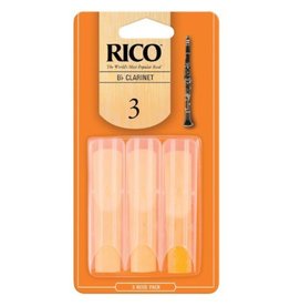 Rico Clarinet Reed 3 Pak - #3  RCA0330