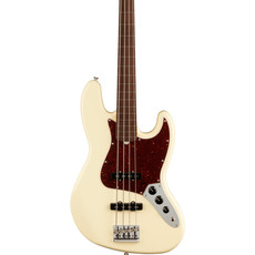 Fender Fender American Professional II Jazz Bass Fretless RW - Olympic White