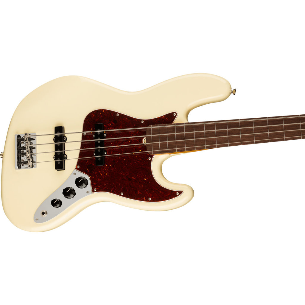 Fender Fender American Professional II Jazz Bass Fretless RW - Olympic White