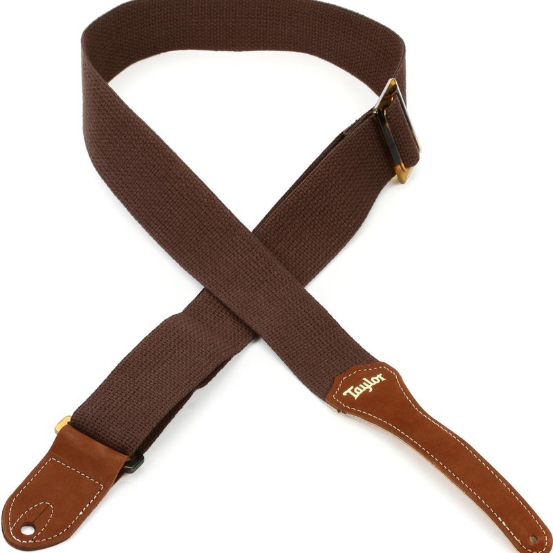 D'addario Taylor Guitar Strap, Chocolate Brown 2" Cotton