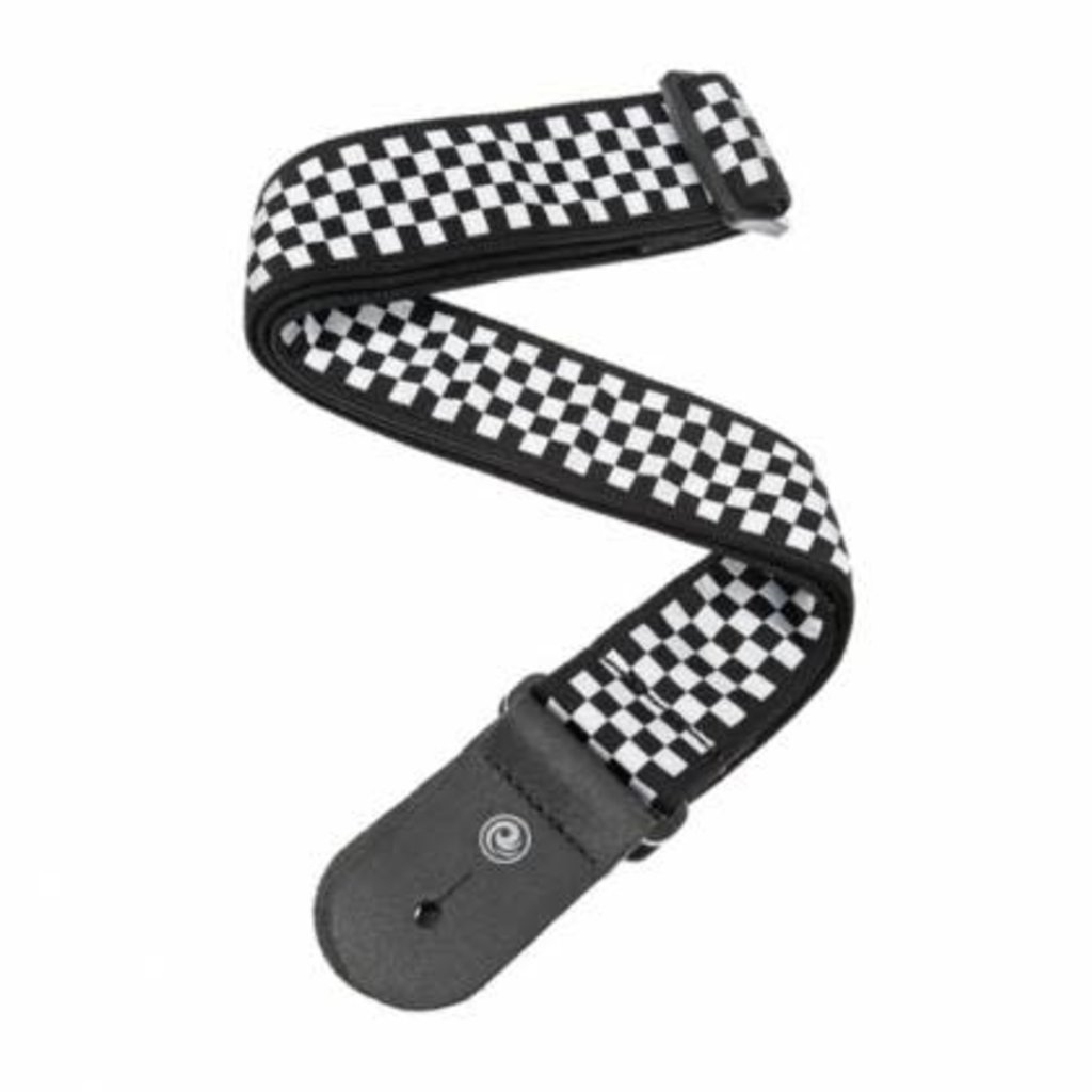 D'addario D'addario 50C02 50MM Guitar Strap Check Mate