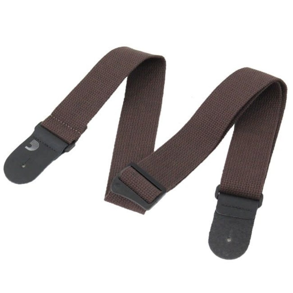 D'addario D'addario Cotton Strap Brown Guitar Strap 50CT04