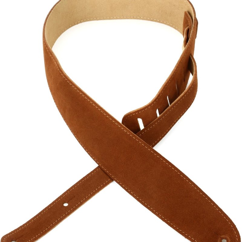 D'addario D'addario Deluxe Suede Guitar Strap 25SS02-DX Honey