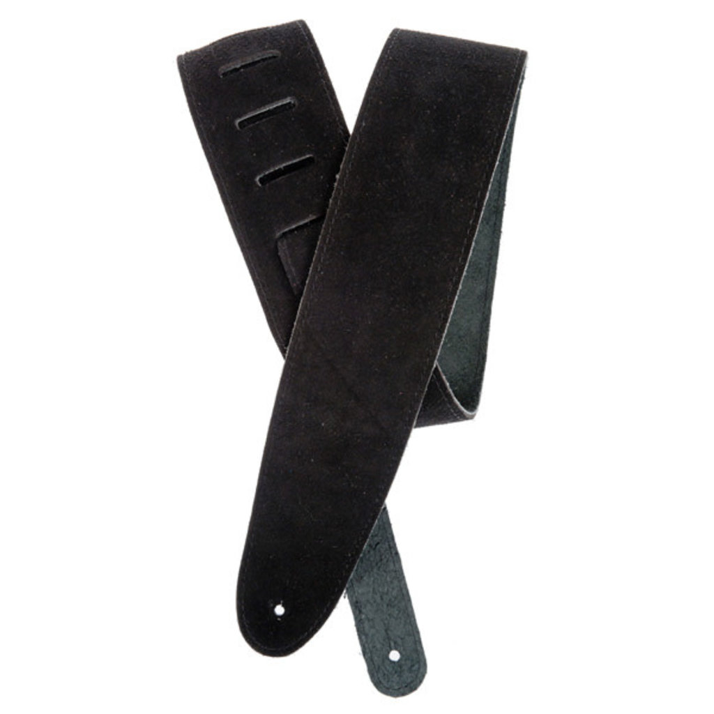 D'addario D'addario Classic Suede Black 25SS00-DX Guitar Strap