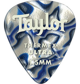 Taylor Guitars Taylor Premium 351 Thermex Ultra Pick Blue Swirl 1.5mm 6 pack