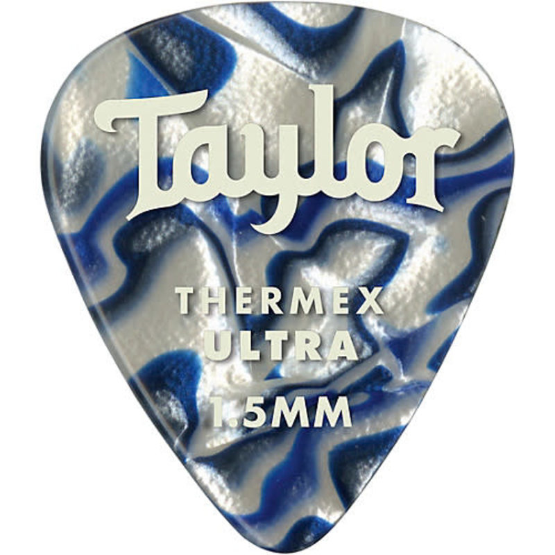 Taylor Guitars Taylor Premium 351 Thermex Ultra Pick Blue Swirl 1.5mm 6 pack