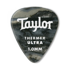 Taylor Guitars Taylor Premium 351 Thermex Ultra Picks Blk Onyx 1mm 6 pack