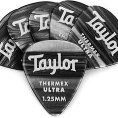 Taylor Guitars Taylor Premium 351 Thermex Ultra Pick Blk Onyx 1.25mm 6 pack