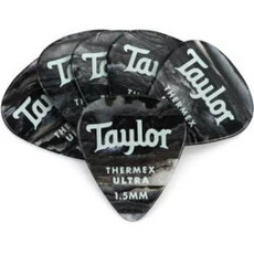 Taylor Guitars Taylor Premium 351 Thermex Ultra Pick Black Onyx 1.5mm 6 pack