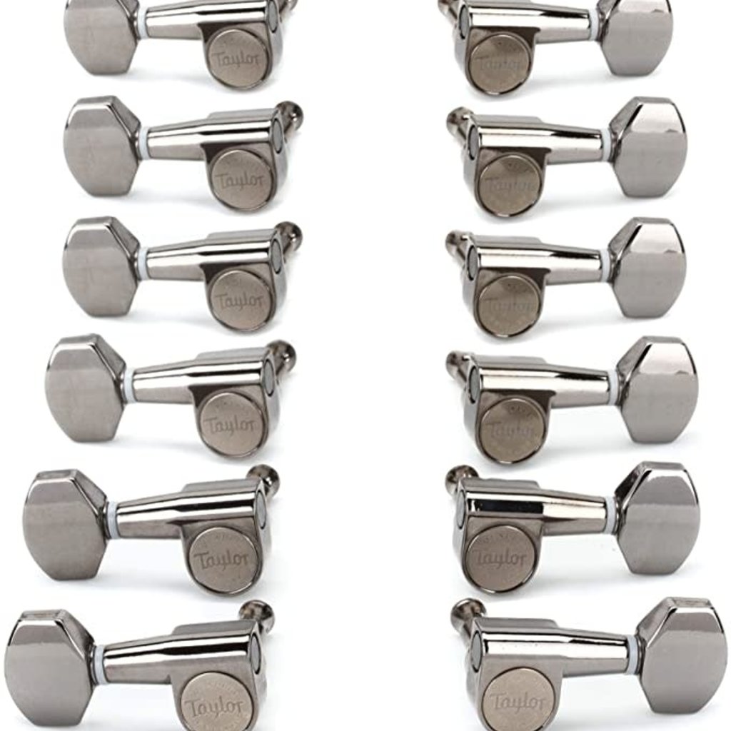 Taylor Guitars Taylor Guitar Tuners 1:18 12 String set in Smoked Nickel