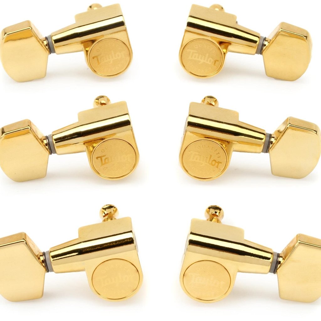 Taylor Guitars Taylor Guitar Tuners 1:18 6 String set in Polished Gold