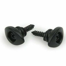 D'addario D'addario Black Elliptical Endpins Strap Buttons PWEEP102