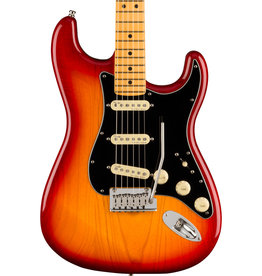 Fender Fender American Ultra Luxe Stratocaster MF - Red Burst